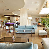 Poseidonia Beach Hotel lobby